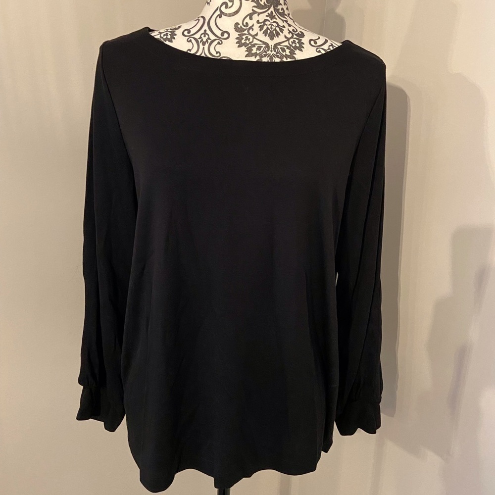 LOFT split sleeve top